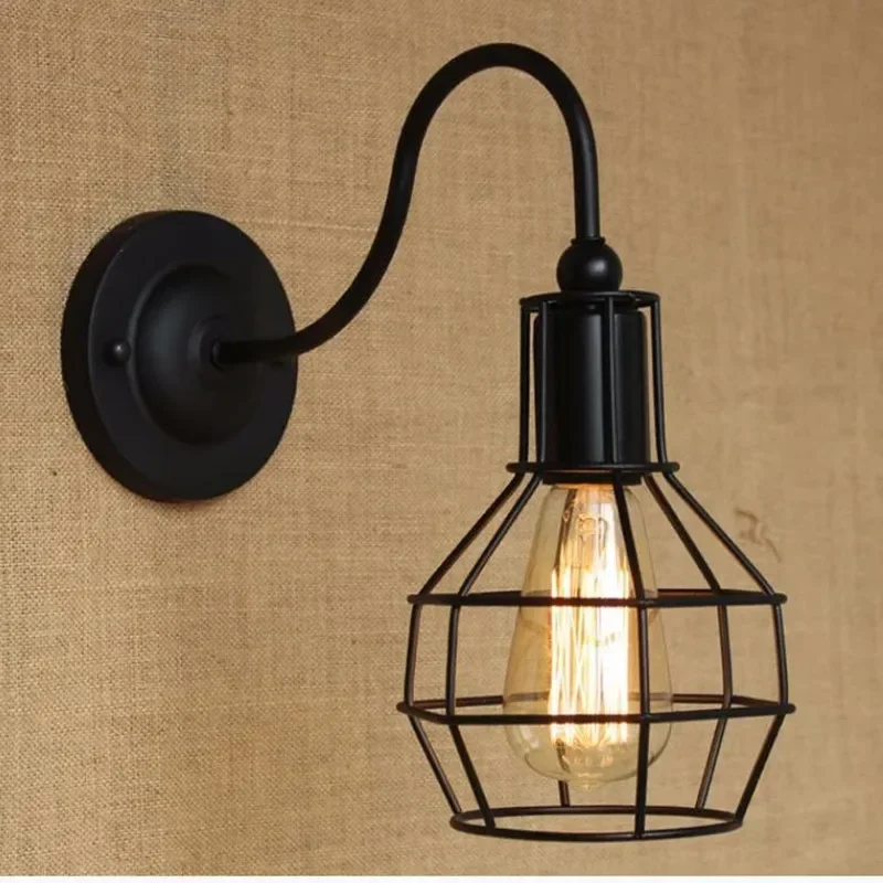 Edison light bulb wall lamp Knob switch warehouse loft American country retro industry Vintage iron Small Wall Lamps
Edison light bulb wall lamp Knob switch warehouse loft American country retro industry Vintage iron Small Wall Lamps