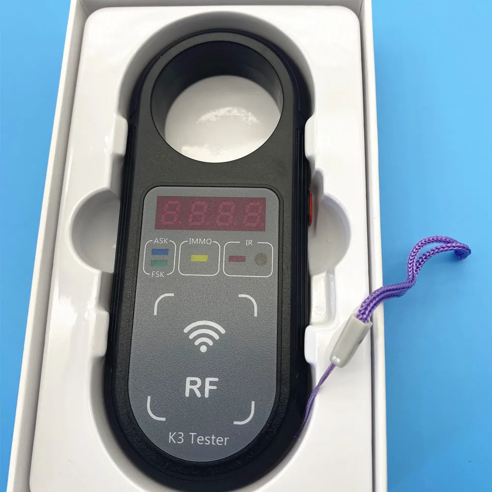 Тестер частоты ключей AIK K3 с ЖК-дисплеем, 100-999 МГц, обнаружение сигналов ASK FSK, инфракрасный тестер сигналов ключей
Тестер частоты ключей AIK K3 с ЖК-дисплеем, 100-999 МГц, обнаружение сигналов ASK FSK, инфракрасный тестер сигналов ключей