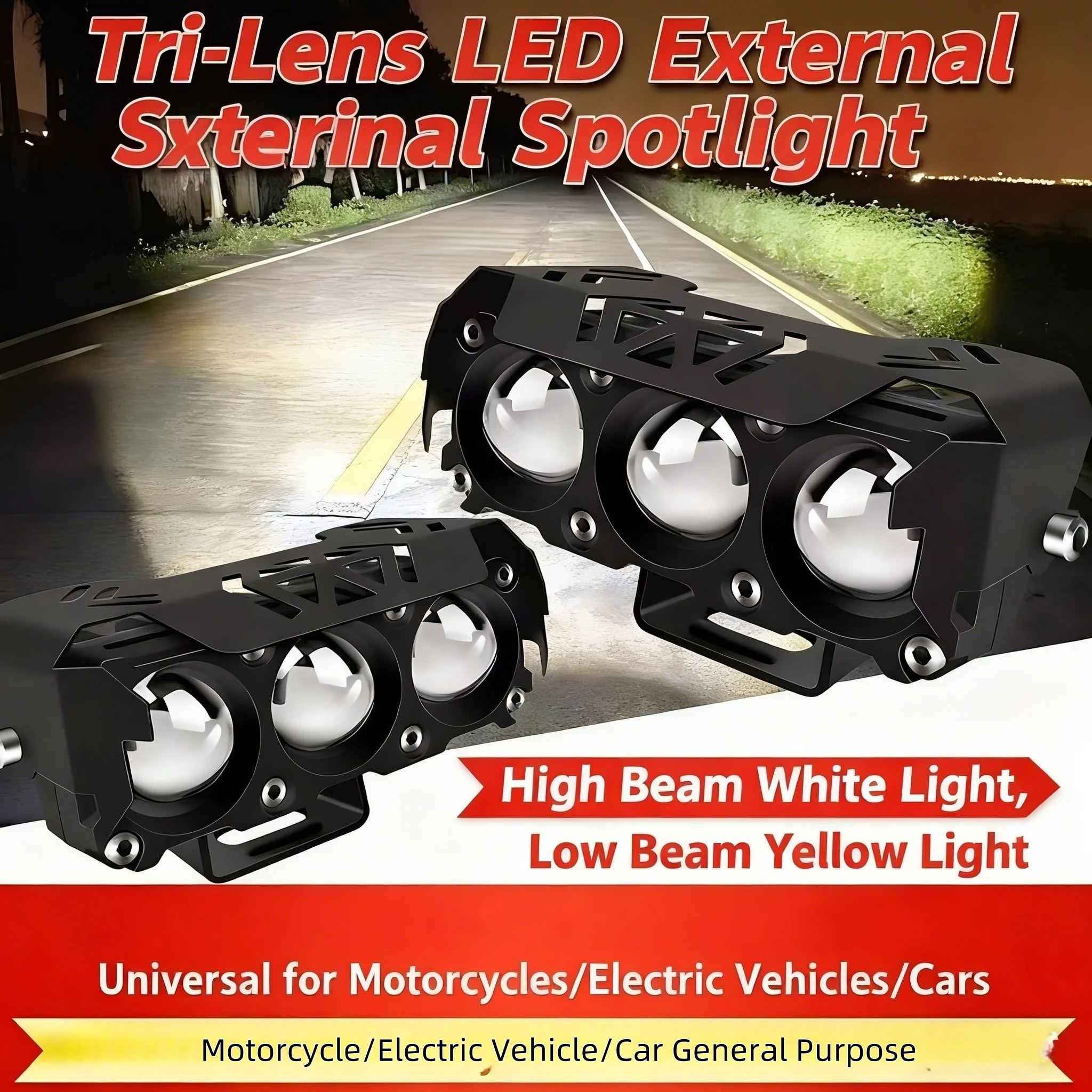 Внешний светодиодный прожектор для мотоцикла, встроенная фара для мотоцикла дальнего и ближнего света, модифицированная фара для мотоцикла с тремя бусинами,
Внешний светодиодный прожектор для мотоцикла, встроенная фара для мотоцикла дальнего и ближнего света, модифицированная фара для мотоцикла с тремя бусинами,
