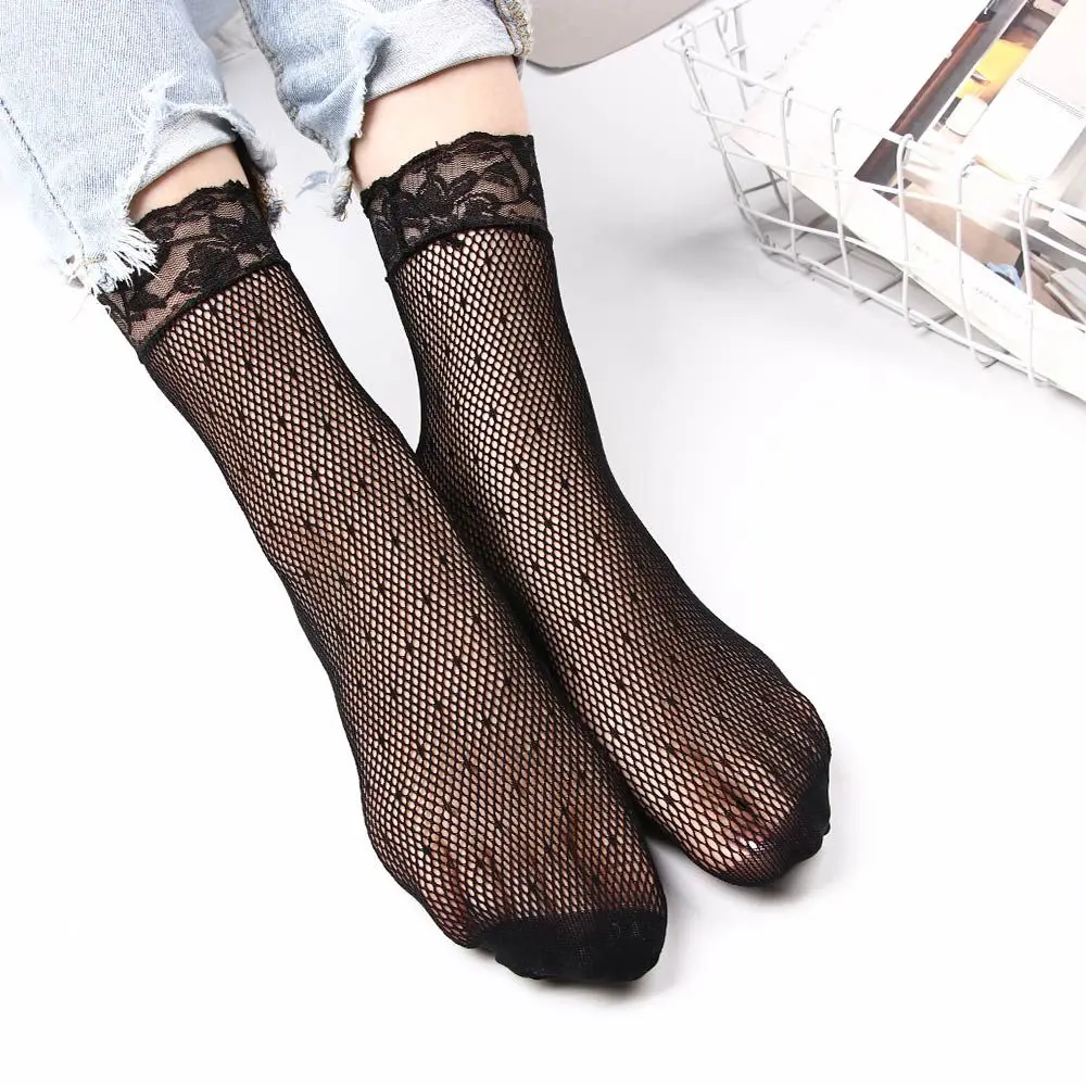 Charming High Quality Sexy Ankle Short Stockings Fishnet Ladies Black Socks Foot Lace Socks
Charming High Quality Sexy Ankle Short Stockings Fishnet Ladies Black Socks Foot Lace Socks