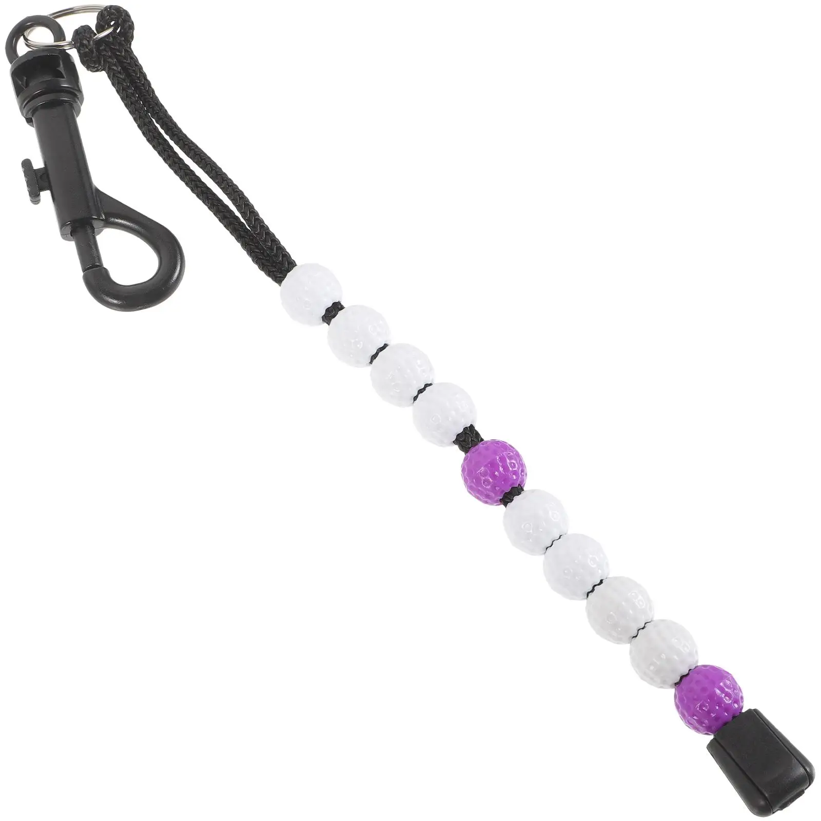 Golf Beads Scorer Stroke Counter Purple White ABS Nylon Reusable Golf Stroke Counter Golfing Accessories Practical Gift
Golf Beads Scorer Stroke Counter Purple White ABS Nylon Reusable Golf Stroke Counter Golfing Accessories Practical Gift