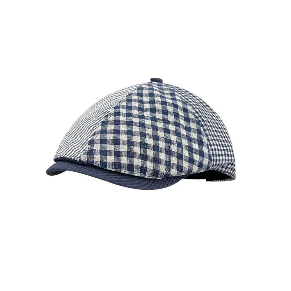 Versatile Retro Duckbill Cap Plaid Breathable Beret Lightweight Adjustable Painter's Hat Unisex
Versatile Retro Duckbill Cap Plaid Breathable Beret Lightweight Adjustable Painter's Hat Unisex