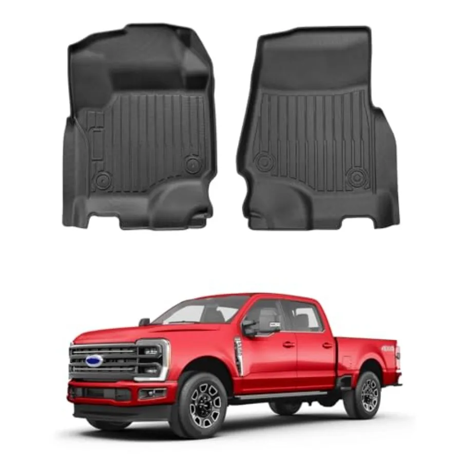 Front Floor Mats for Ford F-250/F-350/F-450 2017-2025 SUPERCREW SUPERCAB ONLY Fit for Factory Vinyl Flooring ONLY TPE All Weath
Front Floor Mats for Ford F-250/F-350/F-450 2017-2025 SUPERCREW SUPERCAB ONLY Fit for Factory Vinyl Flooring ONLY TPE All Weath