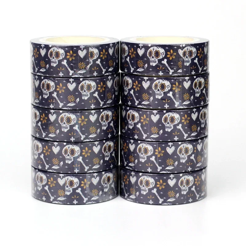 2024 NEW 10PC/Lot Decor Blue Skull and Flower Halloween Washi Tapes for Scrapbooking Masking Tape Cute Journaling Papeleria
2024 NEW 10PC/Lot Decor Blue Skull and Flower Halloween Washi Tapes for Scrapbooking Masking Tape Cute Journaling Papeleria