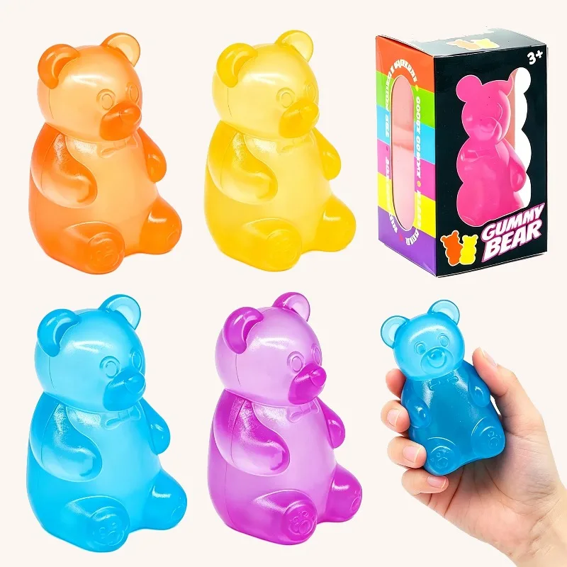Needoh Gummy Bear Transparent Non-toxic Slow Rebound Anti Anxiety Stress Relief Toy Soft Squishy Heal Relax ADHD Calming Toy
Needoh Gummy Bear Transparent Non-toxic Slow Rebound Anti Anxiety Stress Relief Toy Soft Squishy Heal Relax ADHD Calming Toy