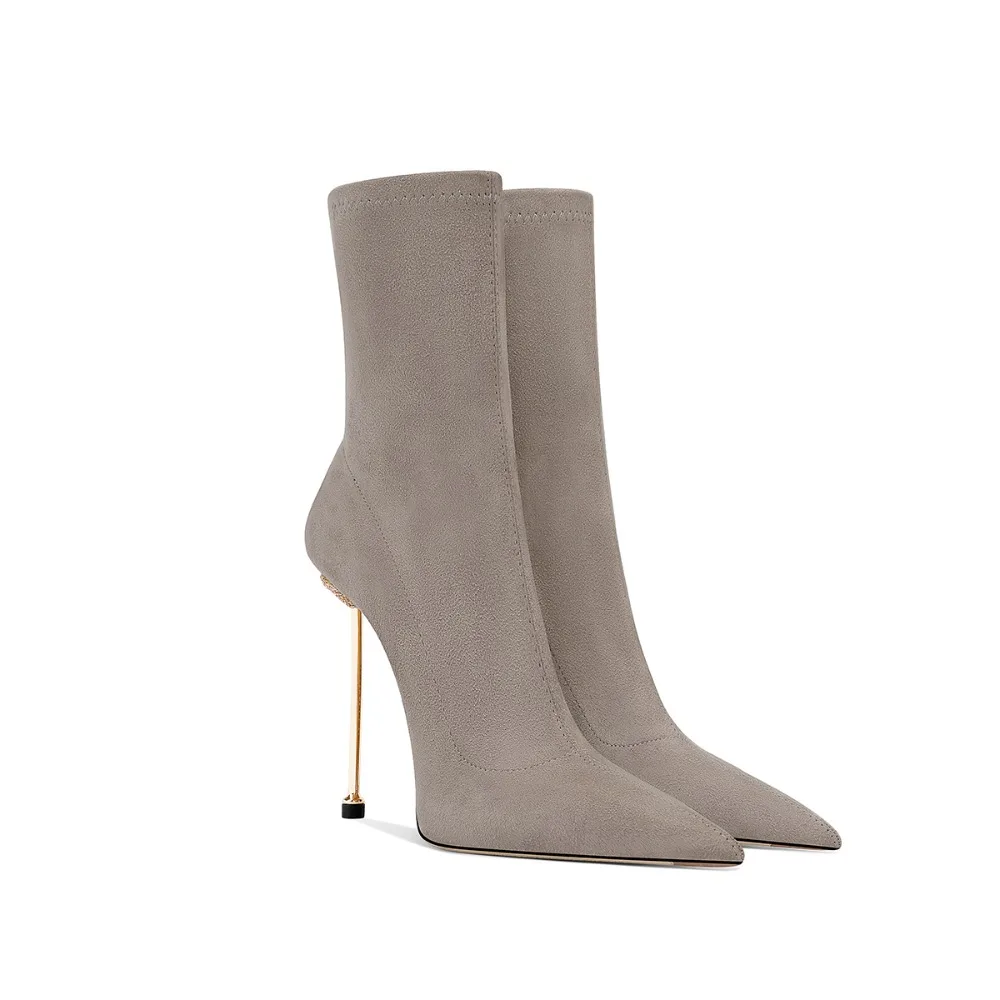2025 Autumn Women's Pointy Stiletto Single Boots Sheepskin Black Khaki Fashion Ankle Boots Gift
2025 Autumn Women's Pointy Stiletto Single Boots Sheepskin Black Khaki Fashion Ankle Boots Gift
