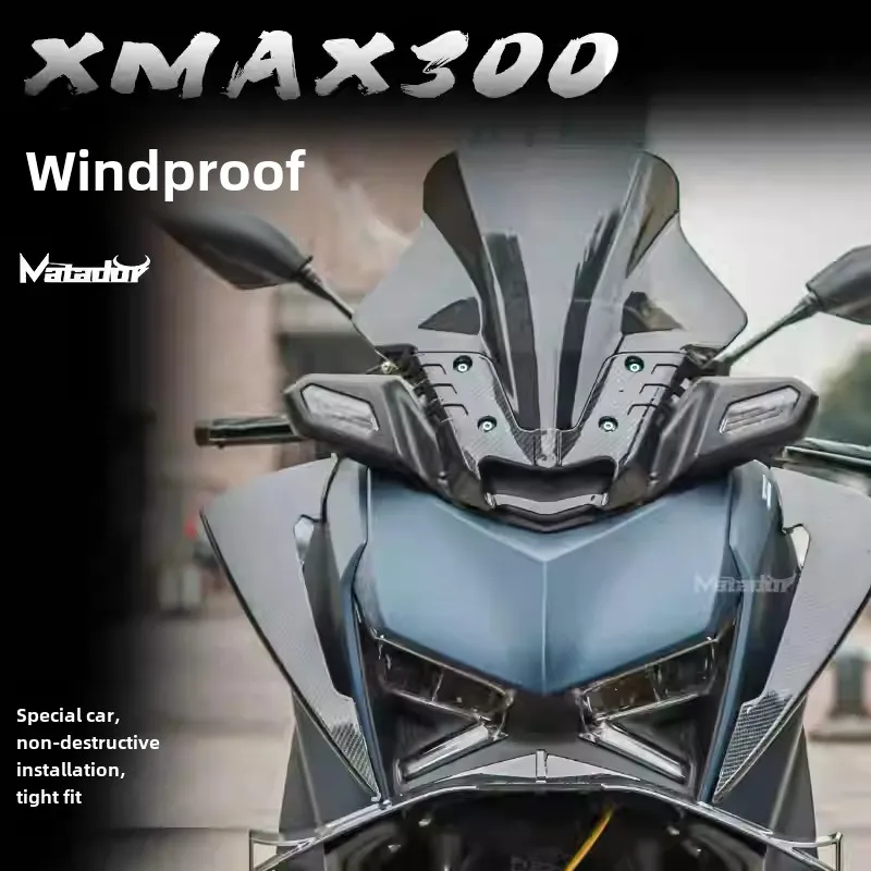 Модифицированное ветровое стекло для Yamaha XMAX300, увеличенное ветровое стекло, аксессуары для кожуха, воздушный нож с нижней губой
Модифицированное ветровое стекло для Yamaha XMAX300, увеличенное ветровое стекло, аксессуары для кожуха, воздушный нож с нижней губой