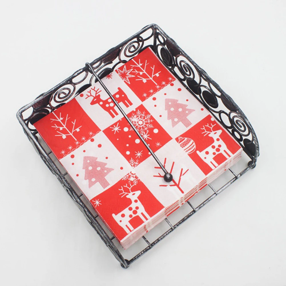 20PCS Printed Christmas Napkins Elk Deer Pattern Wood Pulp Tissue Dinner Napkins Xmas Party Favors Supplies
20PCS Printed Christmas Napkins Elk Deer Pattern Wood Pulp Tissue Dinner Napkins Xmas Party Favors Supplies
