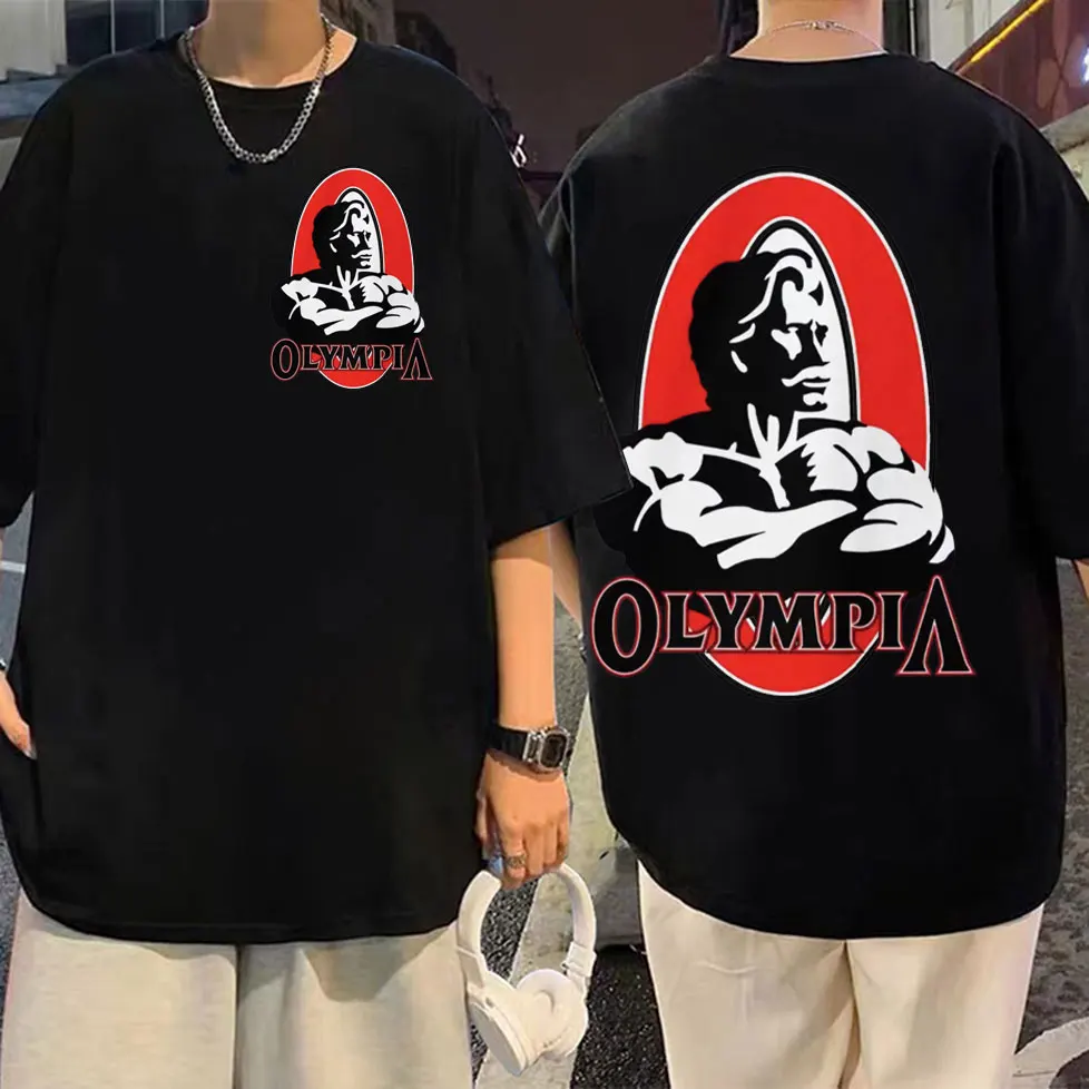 Olympia Fitness Graphic T Shirts High Quality Fashion Oversized T-shirt Men Women Casual Cotton Short Sleeve T-shirts Streetwear
Olympia Fitness Graphic T Shirts High Quality Fashion Oversized T-shirt Men Women Casual Cotton Short Sleeve T-shirts Streetwear