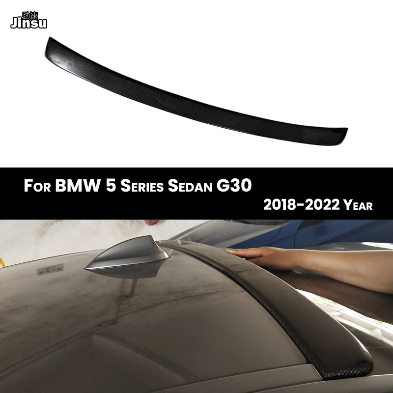 Real Carbon Fiber Rear Roof Spoiler Boot Lip Wing for BMW 5 Series 525i 530i Sedan 2018 - 2022 G30
Real Carbon Fiber Rear Roof Spoiler Boot Lip Wing for BMW 5 Series 525i 530i Sedan 2018 - 2022 G30