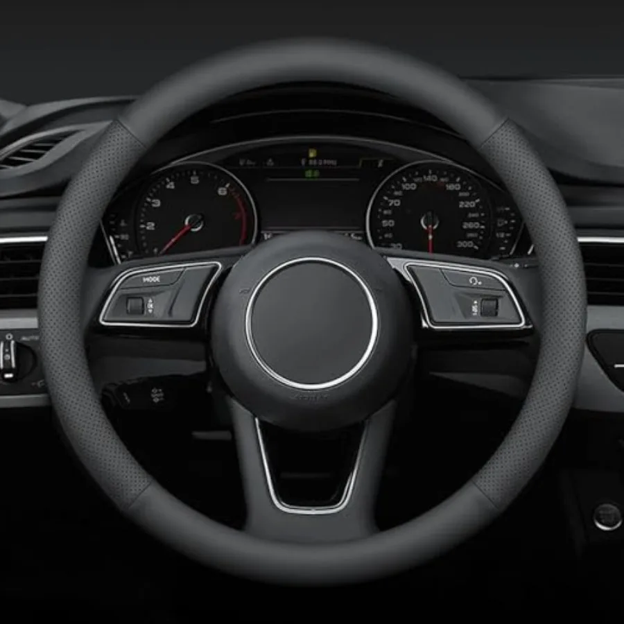 Steering Wheel Cover Standard Size 4.5-5 inch, Non-Slip Car Wheel Cover Protector, Non-Folding Packaging, Microfiber Leather, B
Steering Wheel Cover Standard Size 4.5-5 inch, Non-Slip Car Wheel Cover Protector, Non-Folding Packaging, Microfiber Leather, B