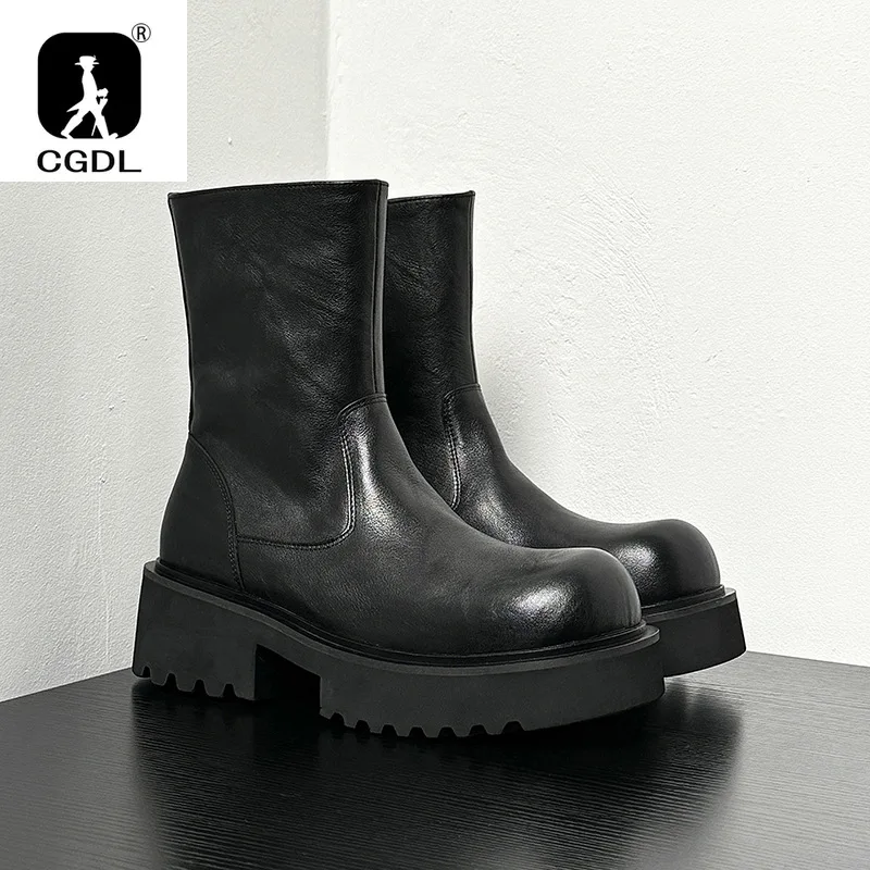 Retro Mens Ankle Boots Luxury Genuine Leather 2024 Winter British Style Handmade Platform Elegant Black Wedding Social Shoes Man
Retro Mens Ankle Boots Luxury Genuine Leather 2024 Winter British Style Handmade Platform Elegant Black Wedding Social Shoes Man