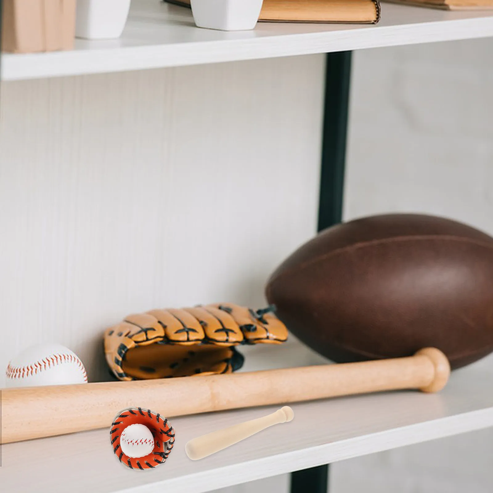 1Set Mini Baseball Kit Lightweight Portable Miniature Sports Balls for Crafts Dollhouse Baseball Mini Decorations Playset
1Set Mini Baseball Kit Lightweight Portable Miniature Sports Balls for Crafts Dollhouse Baseball Mini Decorations Playset