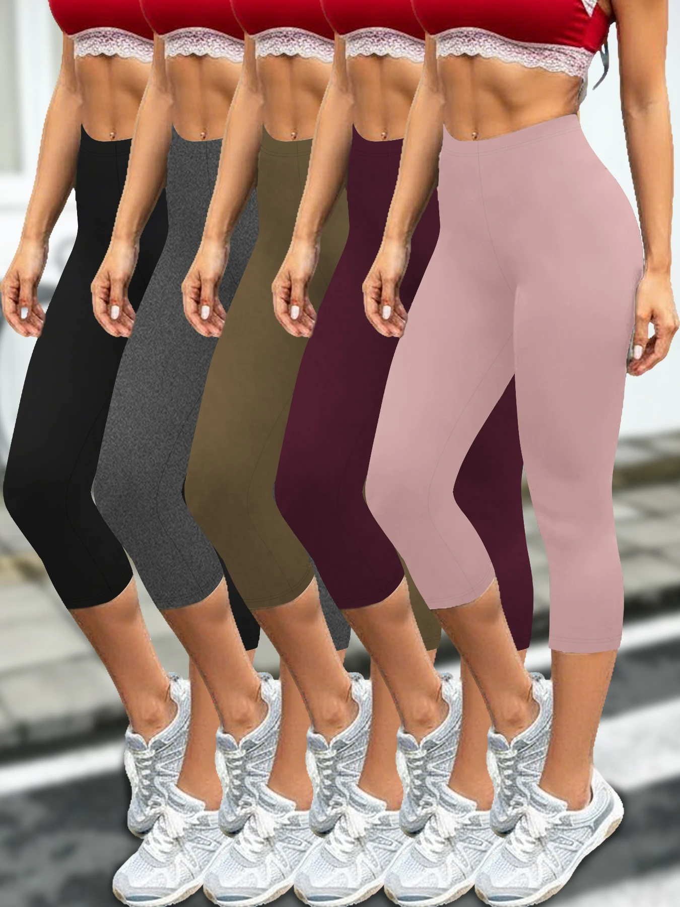 Комплект из 5 пар непрозрачных капри-леггинсов для женщин, супермягкие, для тренировок, бега, йоги и занятий спортом
Комплект из 5 пар непрозрачных капри-леггинсов для женщин, супермягкие, для тренировок, бега, йоги и занятий спортом