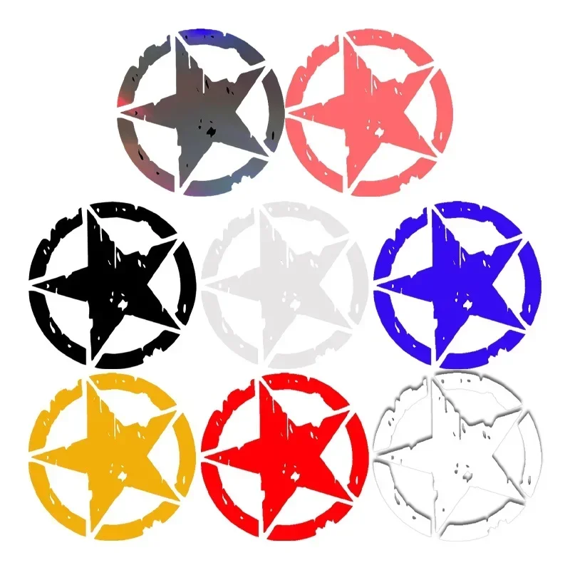 1Pc Five-pointed Star Self-adhesive Reflective Motorcycle Stickers 12*12cm Waterproof Racing Helmet Fuel Tank Fender Car Decals
1Pc Five-pointed Star Self-adhesive Reflective Motorcycle Stickers 12*12cm Waterproof Racing Helmet Fuel Tank Fender Car Decals