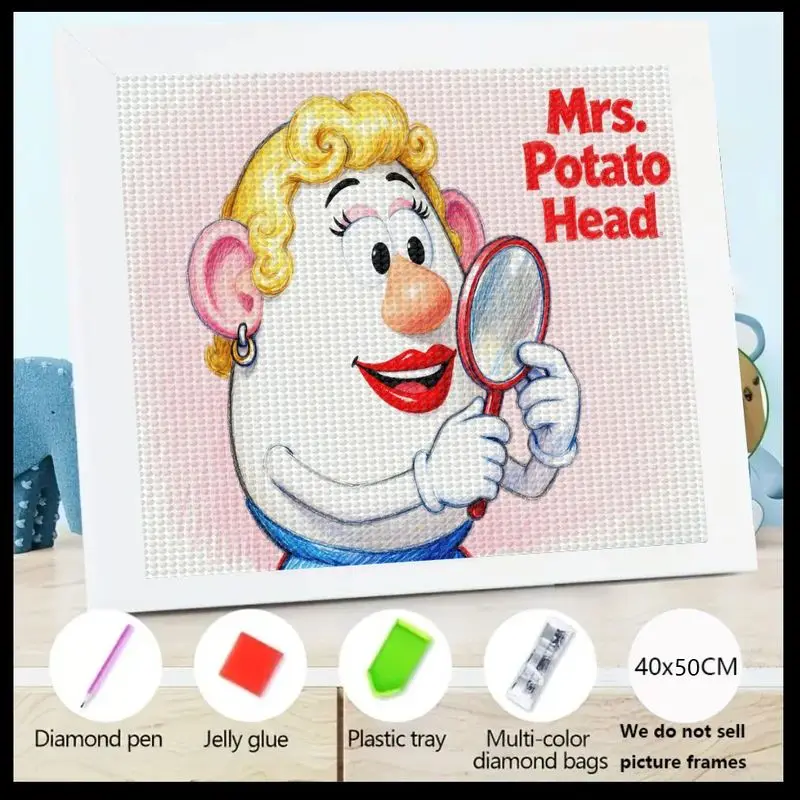 1 шт. милые миссис Набор для рисования 5D алмазной головой картофеля, полная дрель, набор алмазных художественных рисунков «сделай сам», «История игрушек из мультфильма, вышивка стразами
1 шт. милые миссис Набор для рисования 5D алмазной головой картофеля, полная дрель, набор алмазных художественных рисунков «сделай сам», «История игрушек из мультфильма, вышивка стразами