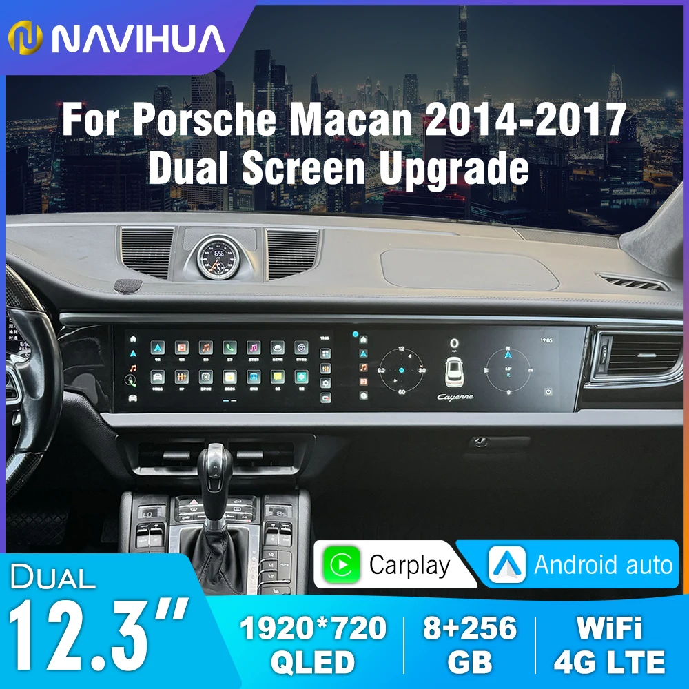 Multimedia Android 13 Player For Porsche Macan 2014~2017 Upgrade 2024 GPS Navi Car Radio Stereo Copilot Entertainment Head Unit
Multimedia Android 13 Player For Porsche Macan 2014~2017 Upgrade 2024 GPS Navi Car Radio Stereo Copilot Entertainment Head Unit