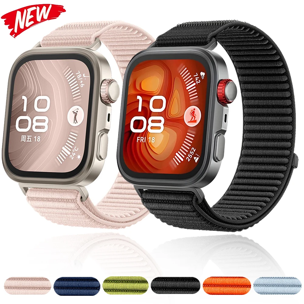 Nylon Strap for Huawei Watch Fit 3/4/4 Pro Original Official Replaceable Wristband for Huawei Watch Fit 4/Pro/3 Breathable Belt
Nylon Strap for Huawei Watch Fit 3/4/4 Pro Original Official Replaceable Wristband for Huawei Watch Fit 4/Pro/3 Breathable Belt