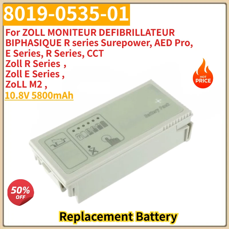 8019-0535-01 High Quality Medical Battery 10.8V 5800mAh for Zoll R E Series ZOLL M2 Brand New Replacement Battery
8019-0535-01 High Quality Medical Battery 10.8V 5800mAh for Zoll R E Series ZOLL M2 Brand New Replacement Battery