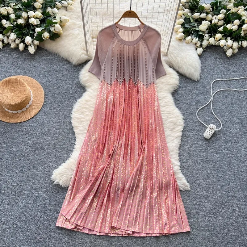 O Neck Beading High Quality Summer Robe Femme Contrast Color Patchwork Flower Prin Party Dresses Y2k Korean Vintage Vestido
O Neck Beading High Quality Summer Robe Femme Contrast Color Patchwork Flower Prin Party Dresses Y2k Korean Vintage Vestido