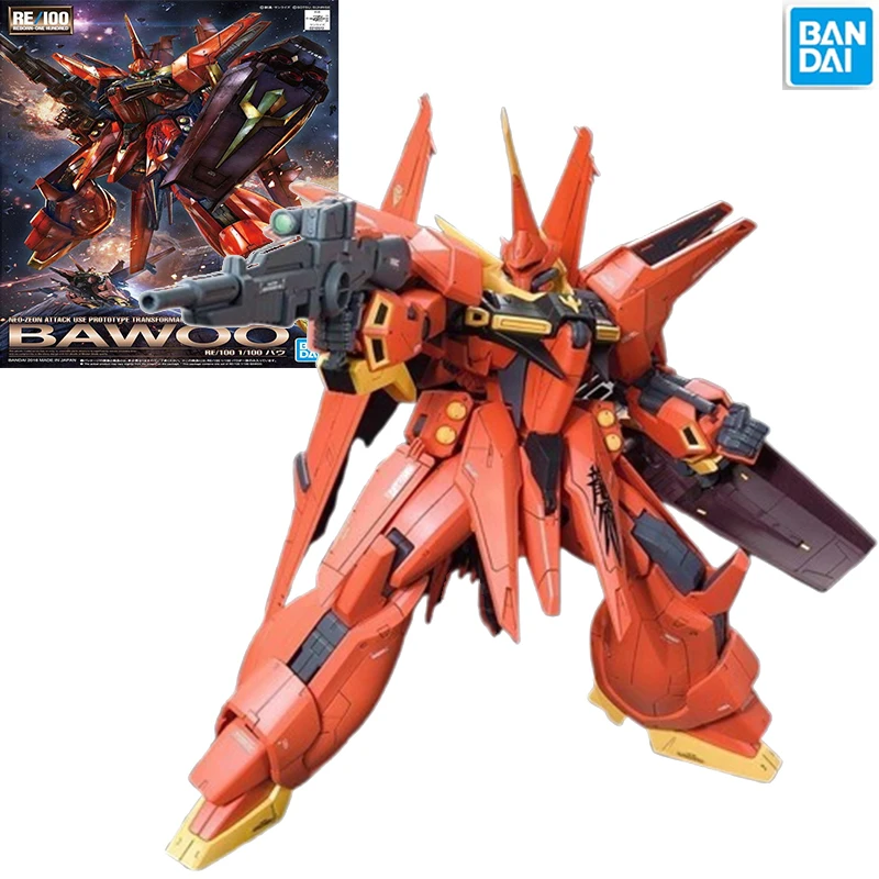 Оригинальная фигурка Bandai Gundam RE 1/100 Bawoo, набор для сборки Gunpla, коллекционные фигурки Gundam, аниме-фигурки, игрушки для мальчиков, подарок
Оригинальная фигурка Bandai Gundam RE 1/100 Bawoo, набор для сборки Gunpla, коллекционные фигурки Gundam, аниме-фигурки, игрушки для мальчиков, подарок