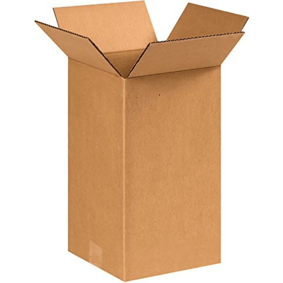 8814 Tall Corrugated Cardboard Box 8" L x 8" W x 14" H, Kraft, for Shipping, Packing and Moving Pack of 25
8814 Tall Corrugated Cardboard Box 8" L x 8" W x 14" H, Kraft, for Shipping, Packing and Moving Pack of 25