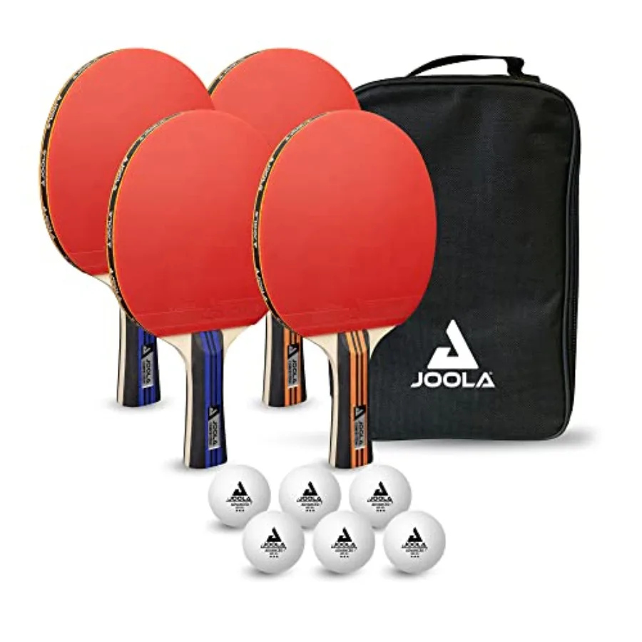 Advanced Premium Ping Pong Paddles Set of 4 - Professional Table Tennis Paddles, 6 Advanced Training 3 Star Ping Pong Balls, an
Advanced Premium Ping Pong Paddles Set of 4 - Professional Table Tennis Paddles, 6 Advanced Training 3 Star Ping Pong Balls, an