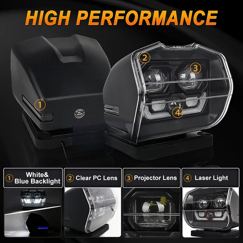 2026 sell Auto Lighting with Remote Control Led Lights Projector Marine Search Lights
2026 sell Auto Lighting with Remote Control Led Lights Projector Marine Search Lights