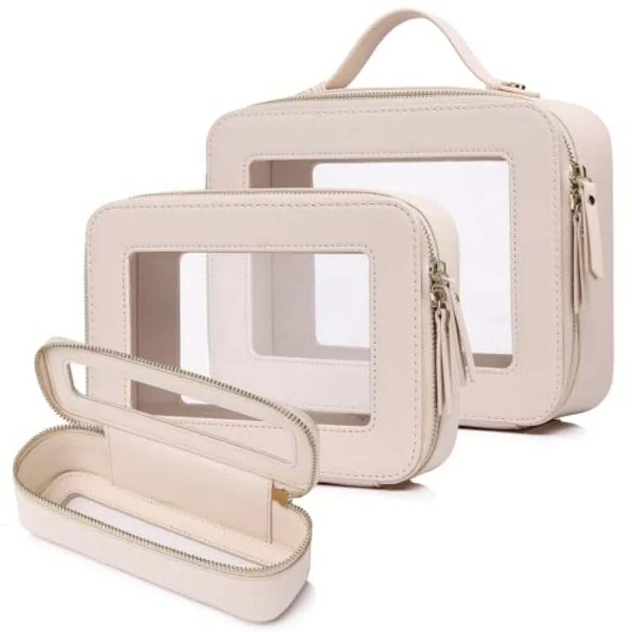 Travel akeup Set Waterproof Transparent Cosetic Bag and Toiletry Bag akeup Brush case with Zipper Car Essentials for Woen L++
Travel akeup Set Waterproof Transparent Cosetic Bag and Toiletry Bag akeup Brush case with Zipper Car Essentials for Woen L++