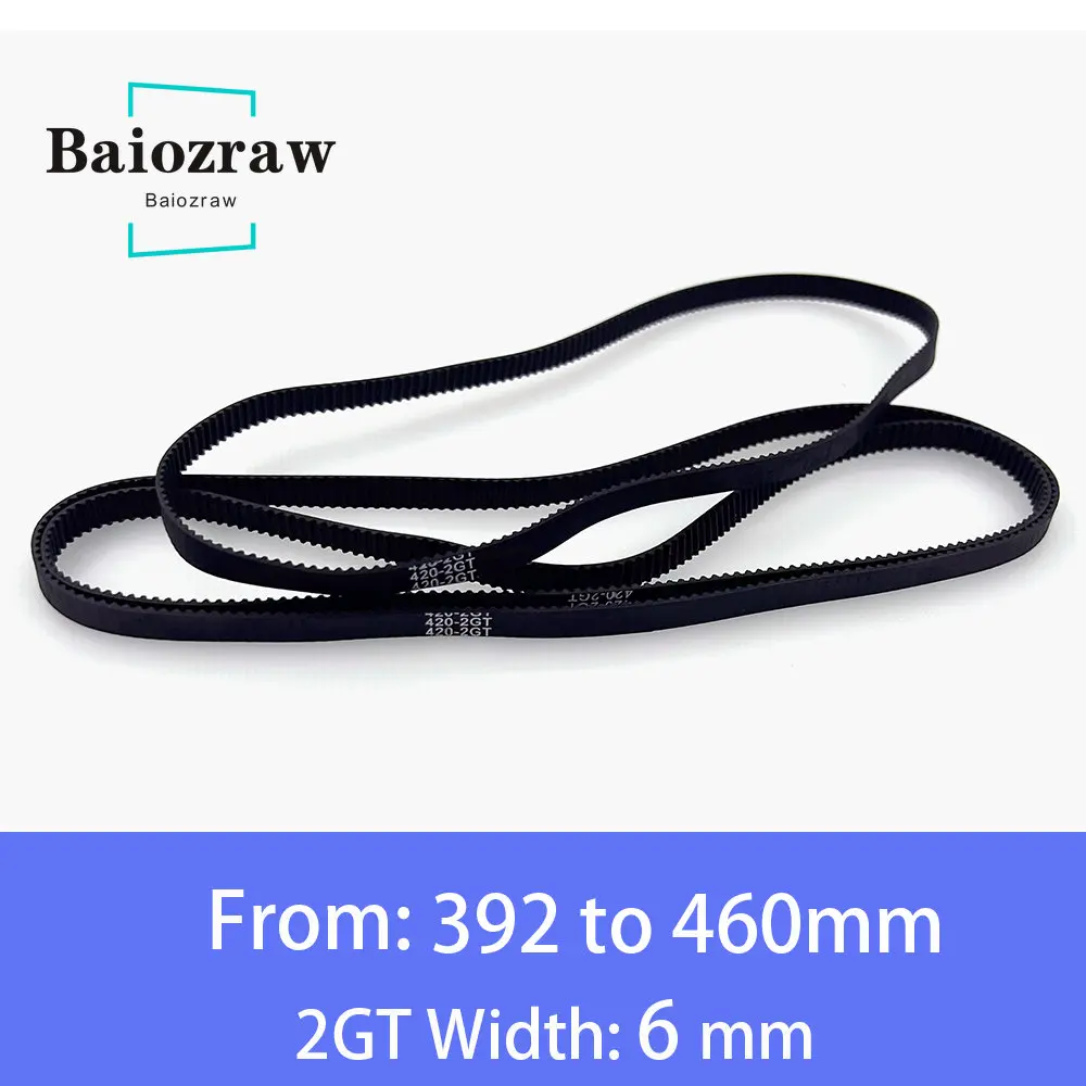 3D Printer Parts GT2 6mm Closed Loop Rubber Timing Belt 392 396 400 406 410 420 426 430 436 440 444 450 454 460mm 2GT 1pcs
3D Printer Parts GT2 6mm Closed Loop Rubber Timing Belt 392 396 400 406 410 420 426 430 436 440 444 450 454 460mm 2GT 1pcs