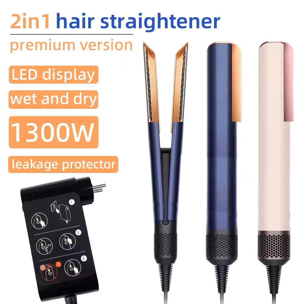 Professional 2 IN 1 Hair Straightener & Hair Dryer Heat-Up Hair Flat Iron Negative Ion Iron Long-Lasting Styling Tool
Professional 2 IN 1 Hair Straightener & Hair Dryer Heat-Up Hair Flat Iron Negative Ion Iron Long-Lasting Styling Tool