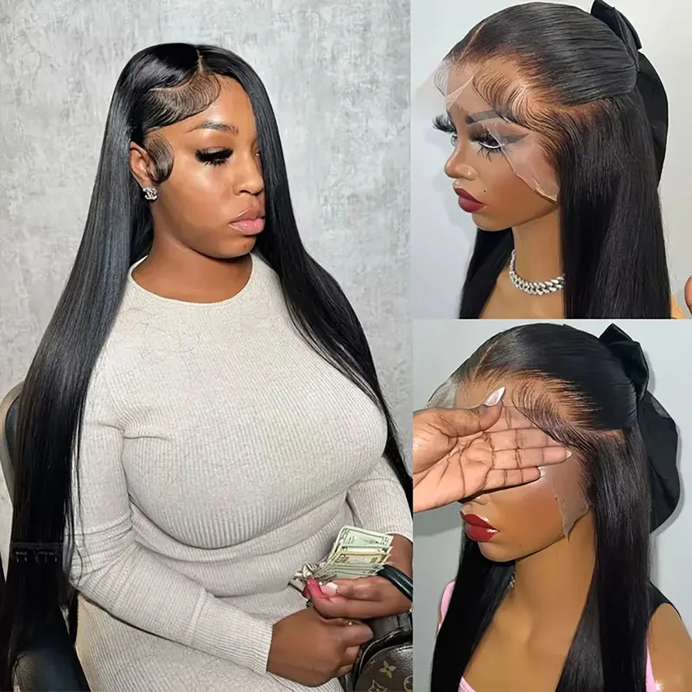 Natural Color Straight 200% Density 13x4 13x6 Lace Front Wigs For Women Wigs Human Hair Pre Plucked
Natural Color Straight 200% Density 13x4 13x6 Lace Front Wigs For Women Wigs Human Hair Pre Plucked