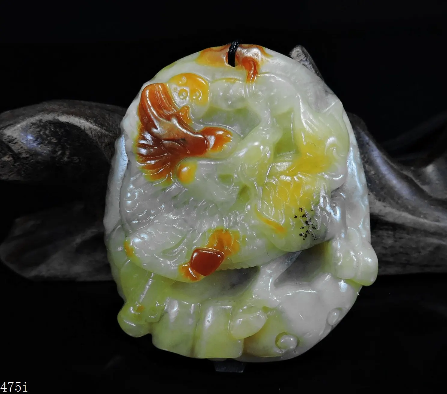 Jade Jewelry Natural Jade Pendant Necklace Hand-Carved Qylin dragon&Ruyi Jadeite Necklace Pendant Gift No Treatment 475i
Jade Jewelry Natural Jade Pendant Necklace Hand-Carved Qylin dragon&Ruyi Jadeite Necklace Pendant Gift No Treatment 475i