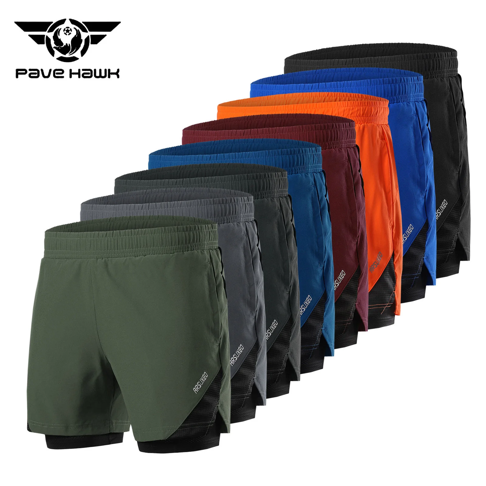 Men Fitness Sports Running Cycling Shorts Double-layer Solid Color Breathable Quick Drying Jogging Basketball Training
Men Fitness Sports Running Cycling Shorts Double-layer Solid Color Breathable Quick Drying Jogging Basketball Training