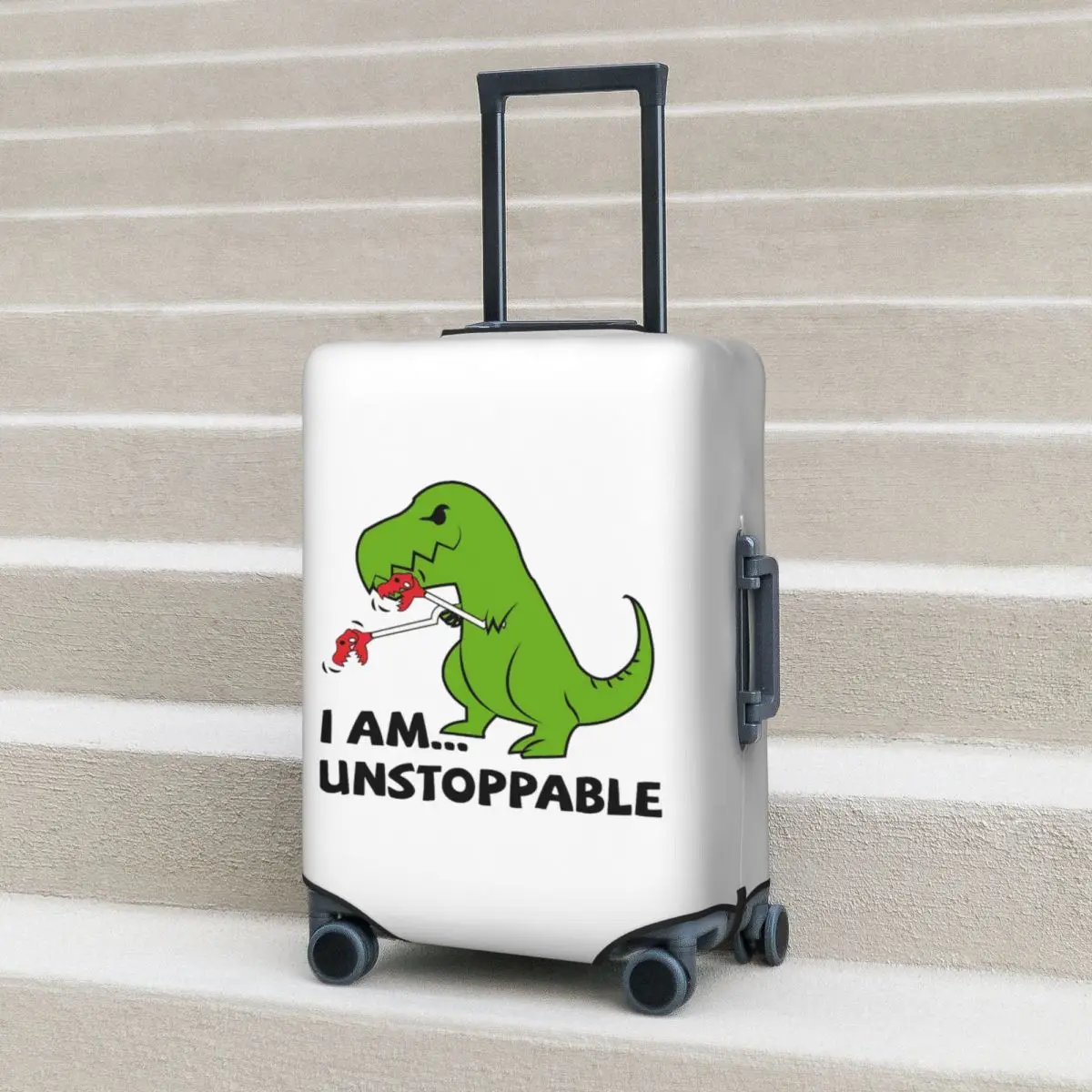 I Am Unstoppable T-rex Защитный чехол для чемодана Эластичные защитные чехлы для дорожного багажа на 18-32 дюймов
I Am Unstoppable T-rex Защитный чехол для чемодана Эластичные защитные чехлы для дорожного багажа на 18-32 дюймов