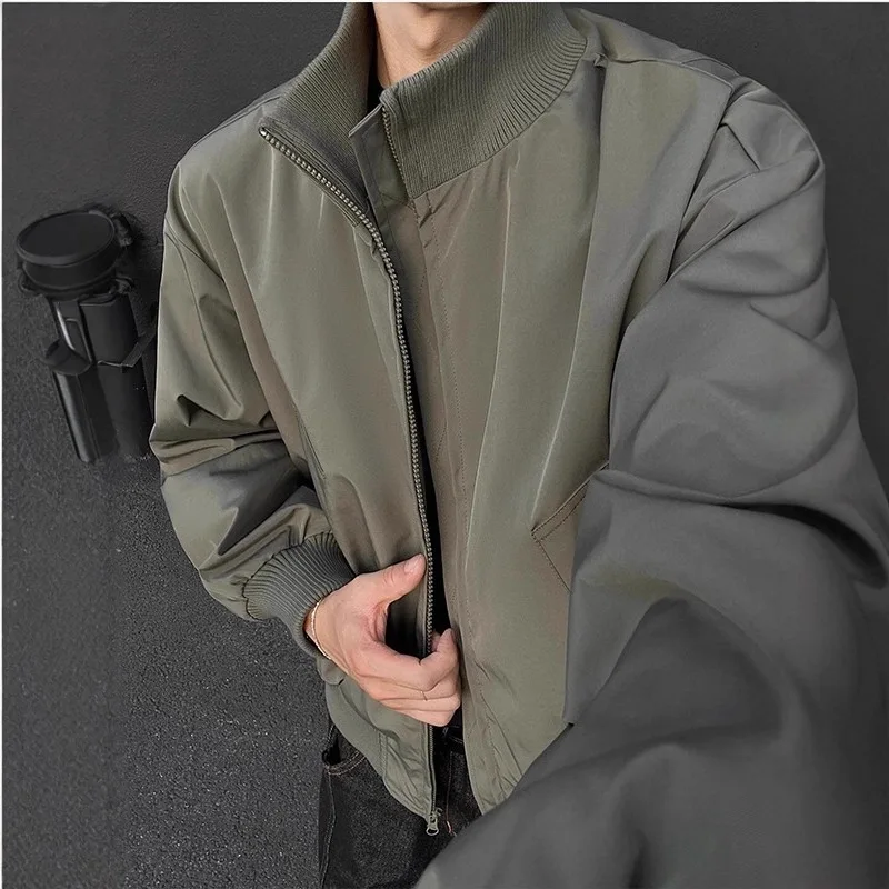 Cleanfit ort Workwear Jaet Men's Spring Autumn New Trend Brand Stand Collar American Sle Haome Flight Jaet Bla
Cleanfit ort Workwear Jaet Men's Spring Autumn New Trend Brand Stand Collar American Sle Haome Flight Jaet Bla