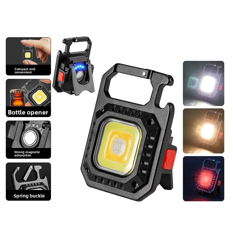 Mini LED Flashlight Portable Keychain Work Light Rechargeable Outdoor Camping Light Pocket Wrench Screwdriver Safety Hammer Lamp
Mini LED Flashlight Portable Keychain Work Light Rechargeable Outdoor Camping Light Pocket Wrench Screwdriver Safety Hammer Lamp
