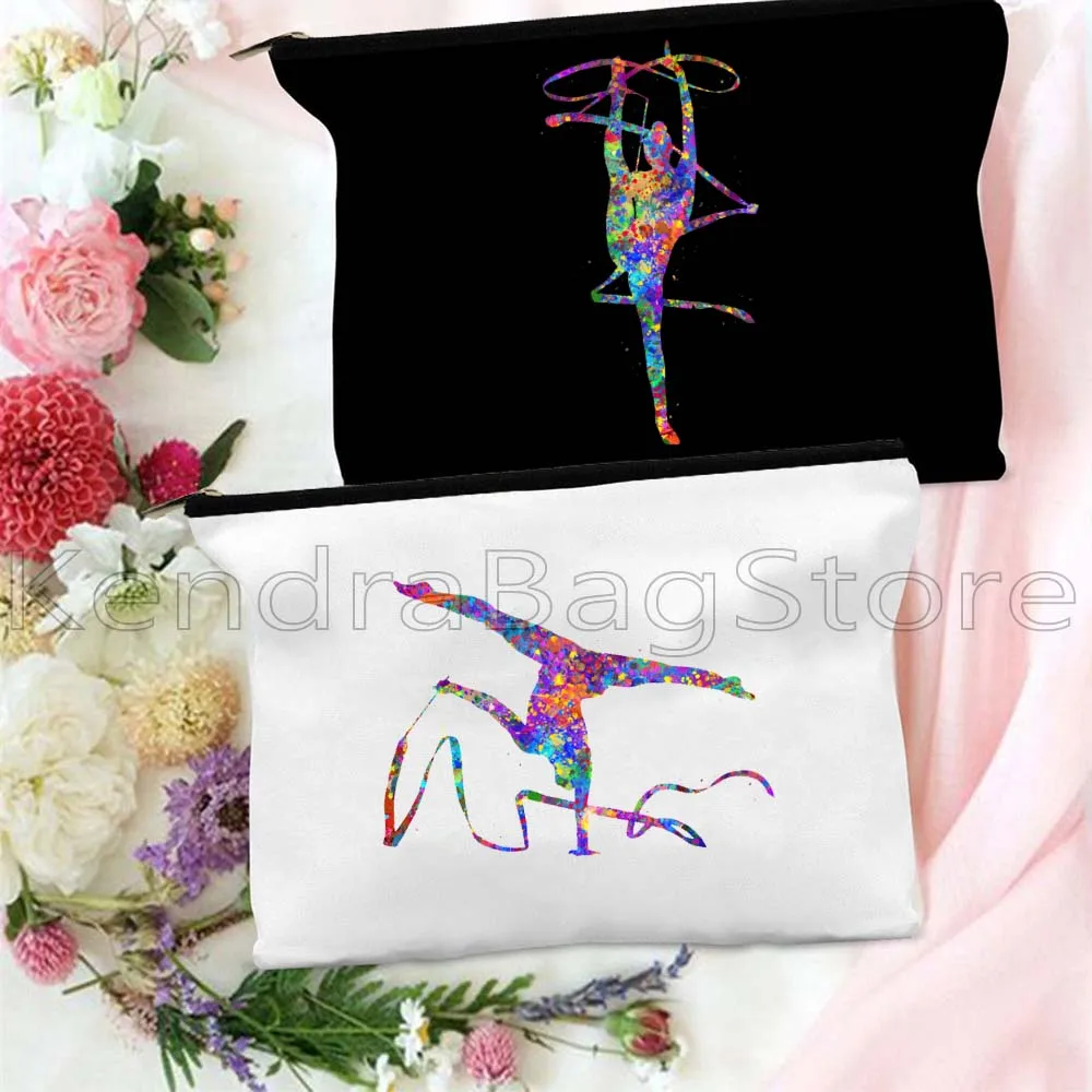 Colorful Dance Rhythmic Gymnastics Canvas Cosmetic Makeup Bag Ribbon Rope Ball Watercolor Art Cute Make Up Case Pouch Toilet Bag
Colorful Dance Rhythmic Gymnastics Canvas Cosmetic Makeup Bag Ribbon Rope Ball Watercolor Art Cute Make Up Case Pouch Toilet Bag