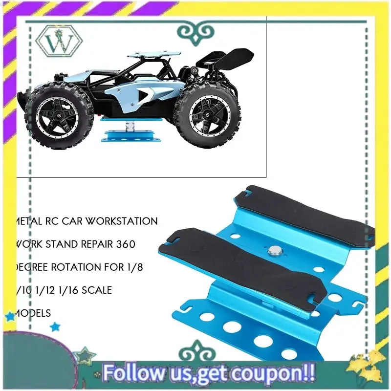 (New) Metal RC Car Workstation Work Stand Repair 360 Degree Rotation For 1/8 1/10 1/12 1/16 Scale Models
(New) Metal RC Car Workstation Work Stand Repair 360 Degree Rotation For 1/8 1/10 1/12 1/16 Scale Models