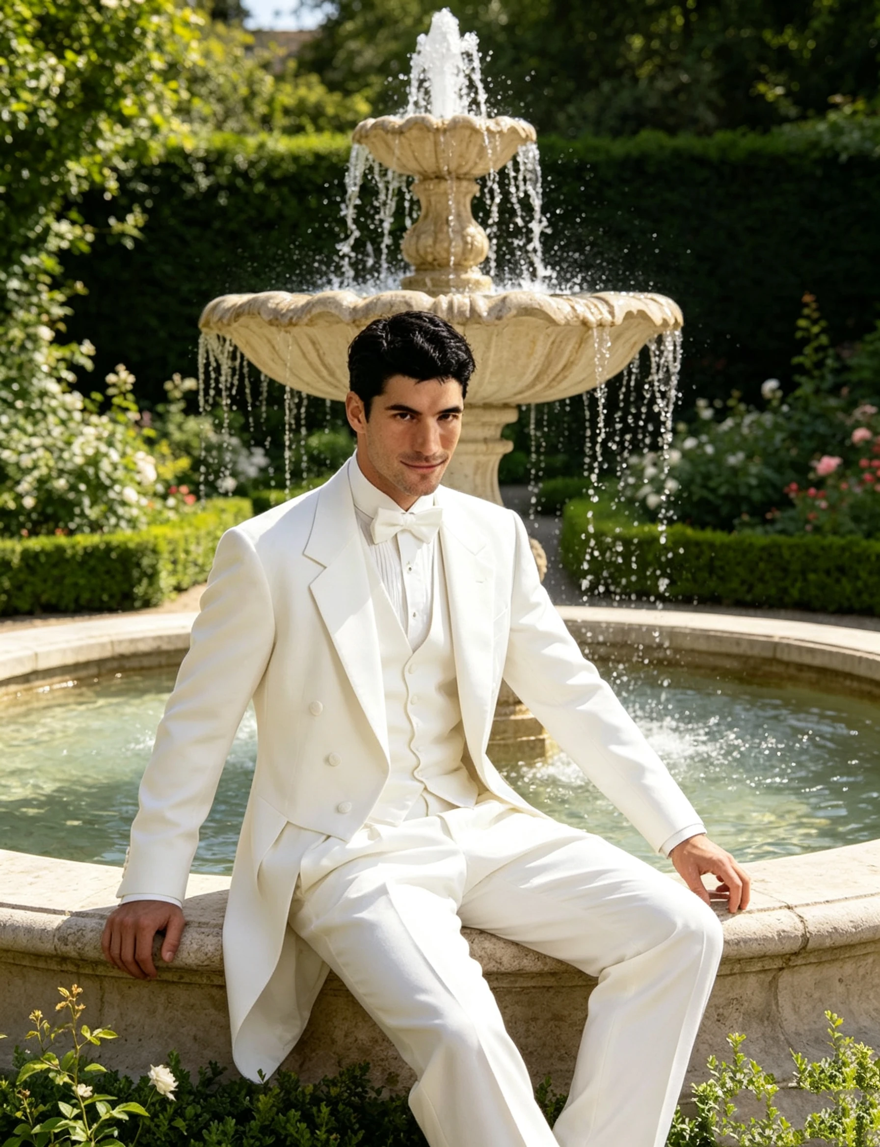 White Mens Tailcoat Suits Formal Dress Suits Swallow Tail Coat Male Jacket Vest Pants for Party Wedding Dance Magic Performance
White Mens Tailcoat Suits Formal Dress Suits Swallow Tail Coat Male Jacket Vest Pants for Party Wedding Dance Magic Performance