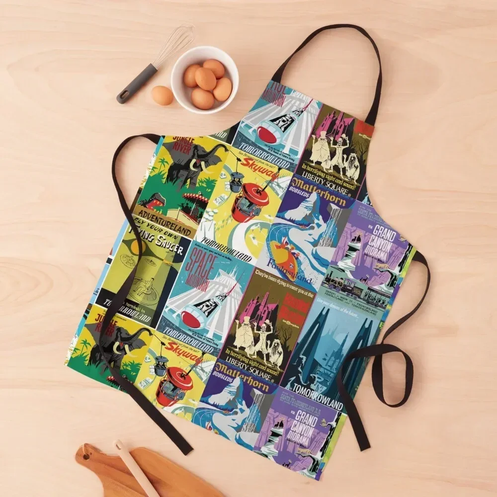 Vintage Ride Posters Apron Things For The Home New year's waterproof for women Camping Apron
Vintage Ride Posters Apron Things For The Home New year's waterproof for women Camping Apron