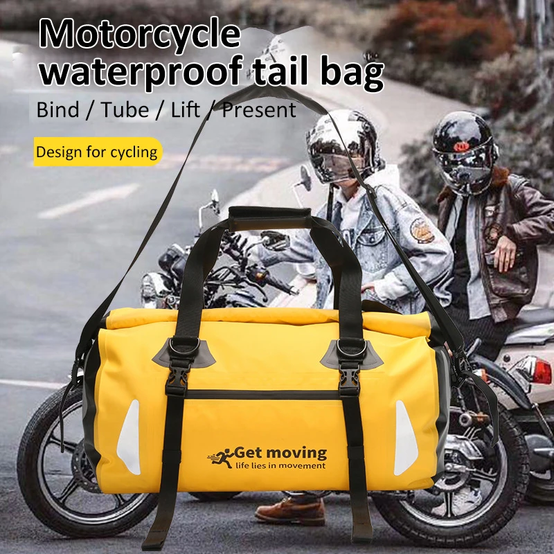 40L Motorcycle Dry Bag Dry Wet Separation Waterproof Reflective Motorcycle Rear Seat Bag for Travel Motorcycling Cycling Hiking
40L Motorcycle Dry Bag Dry Wet Separation Waterproof Reflective Motorcycle Rear Seat Bag for Travel Motorcycling Cycling Hiking