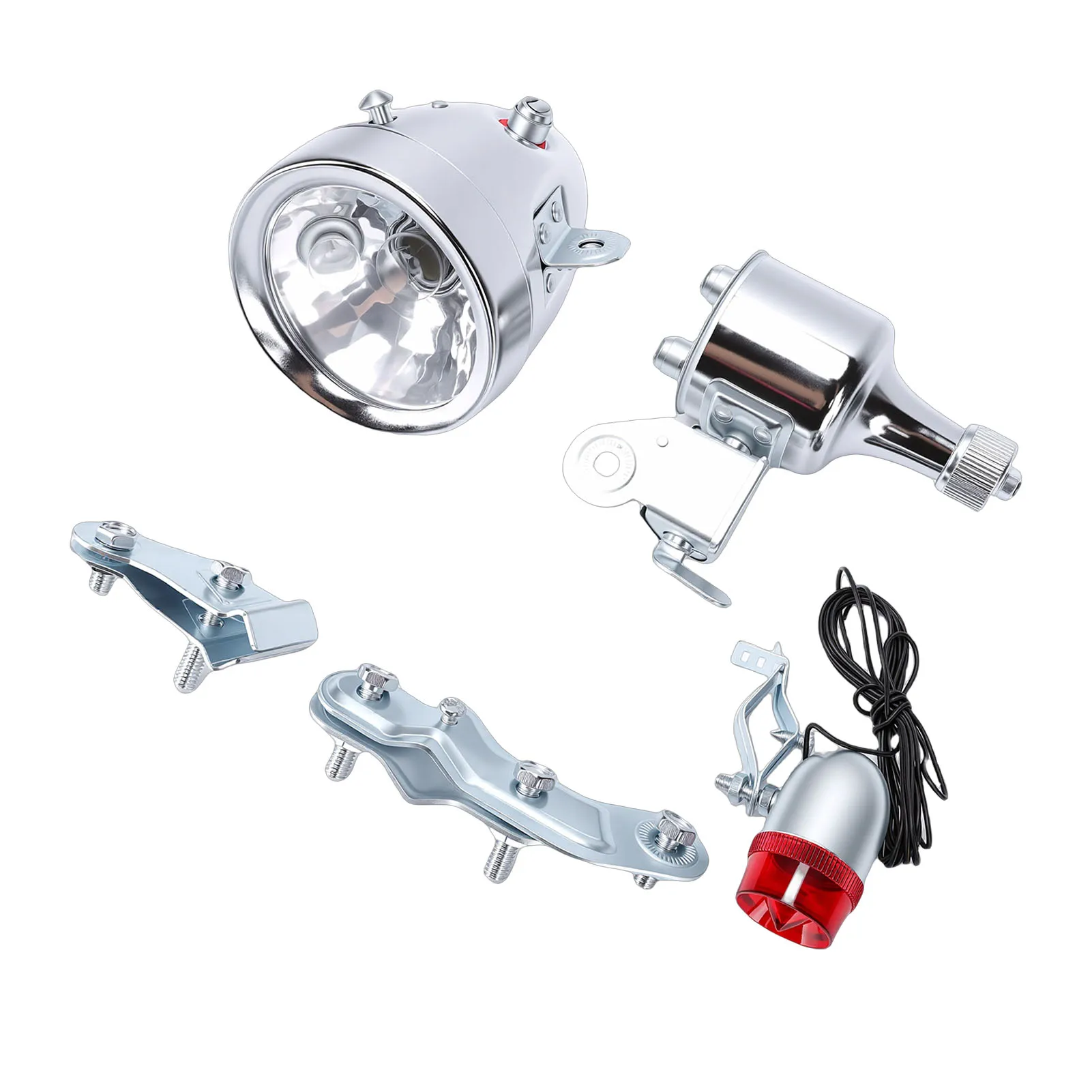 Dynamo Bike Light Kit Generator Dynamo Headlight Tail Light Kit 12V 6W Waterproofing Bike Friction Generator Dynamo Light Kit
Dynamo Bike Light Kit Generator Dynamo Headlight Tail Light Kit 12V 6W Waterproofing Bike Friction Generator Dynamo Light Kit