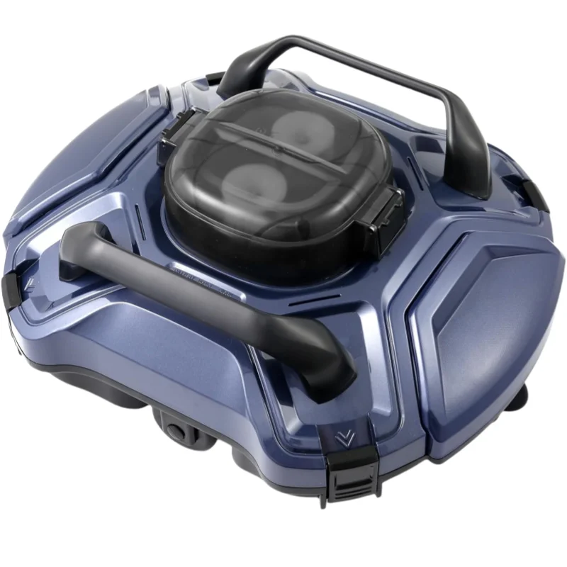 Cordless Robotic Pool Cleaner Vacuum for Above-Ground Pools up to 850 Sq.ft Smart Robot Cleaner with Auto- Parking Blue
Cordless Robotic Pool Cleaner Vacuum for Above-Ground Pools up to 850 Sq.ft Smart Robot Cleaner with Auto- Parking Blue