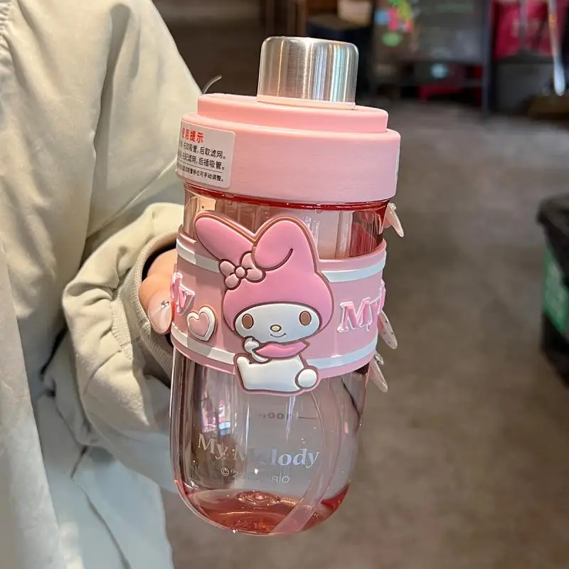 Kuromi Children Cartoon Water Cups Student Sanrio Nice Appearance Summer Portable Straw Plastic Cup Kawaii Birthday Gift
Kuromi Children Cartoon Water Cups Student Sanrio Nice Appearance Summer Portable Straw Plastic Cup Kawaii Birthday Gift