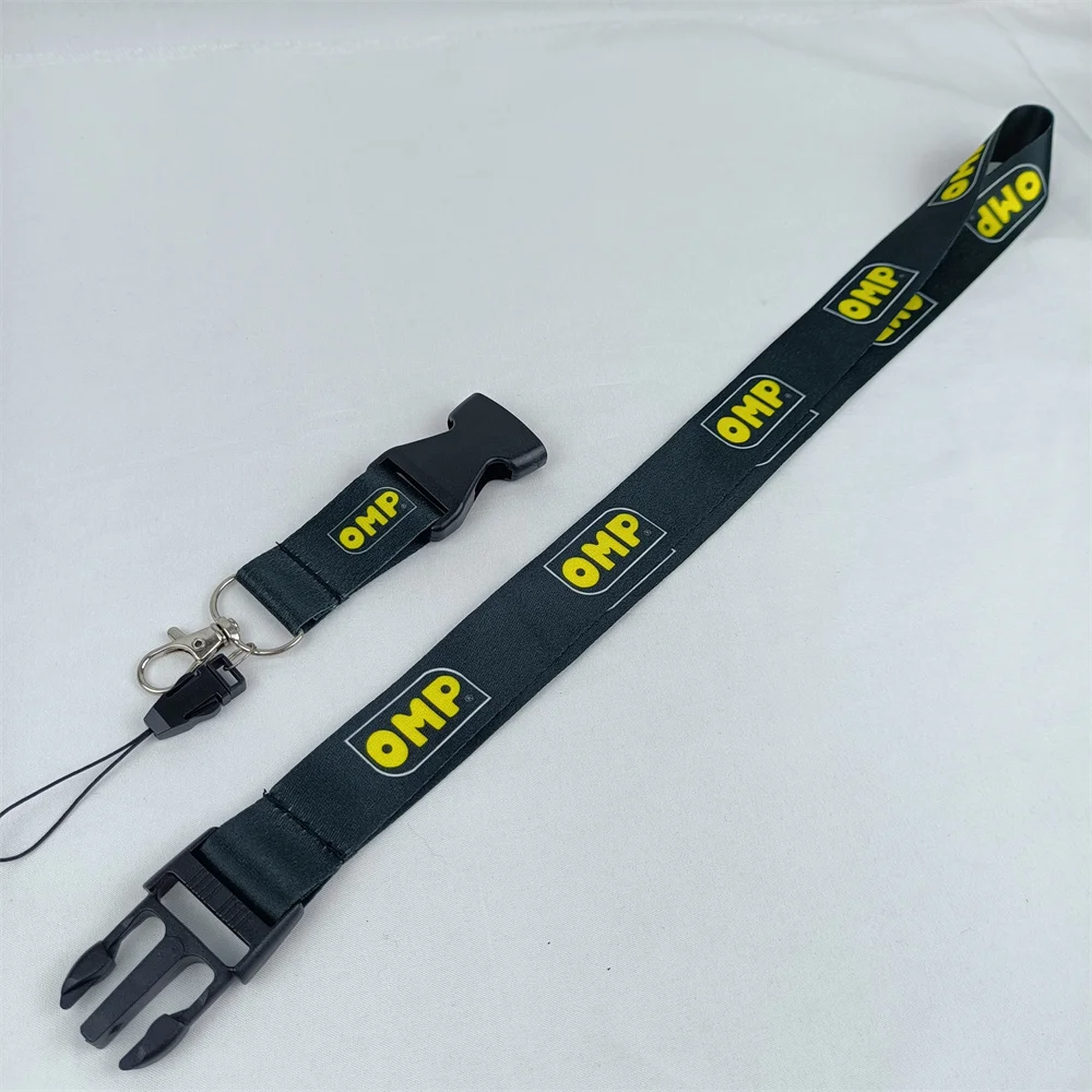 Lanyard Keychain ID Neck Strap Removable Keyring Nylon Ribbon Black Racing Sport Style For Omp Car Accessories Men Fashion Gifts
Lanyard Keychain ID Neck Strap Removable Keyring Nylon Ribbon Black Racing Sport Style For Omp Car Accessories Men Fashion Gifts