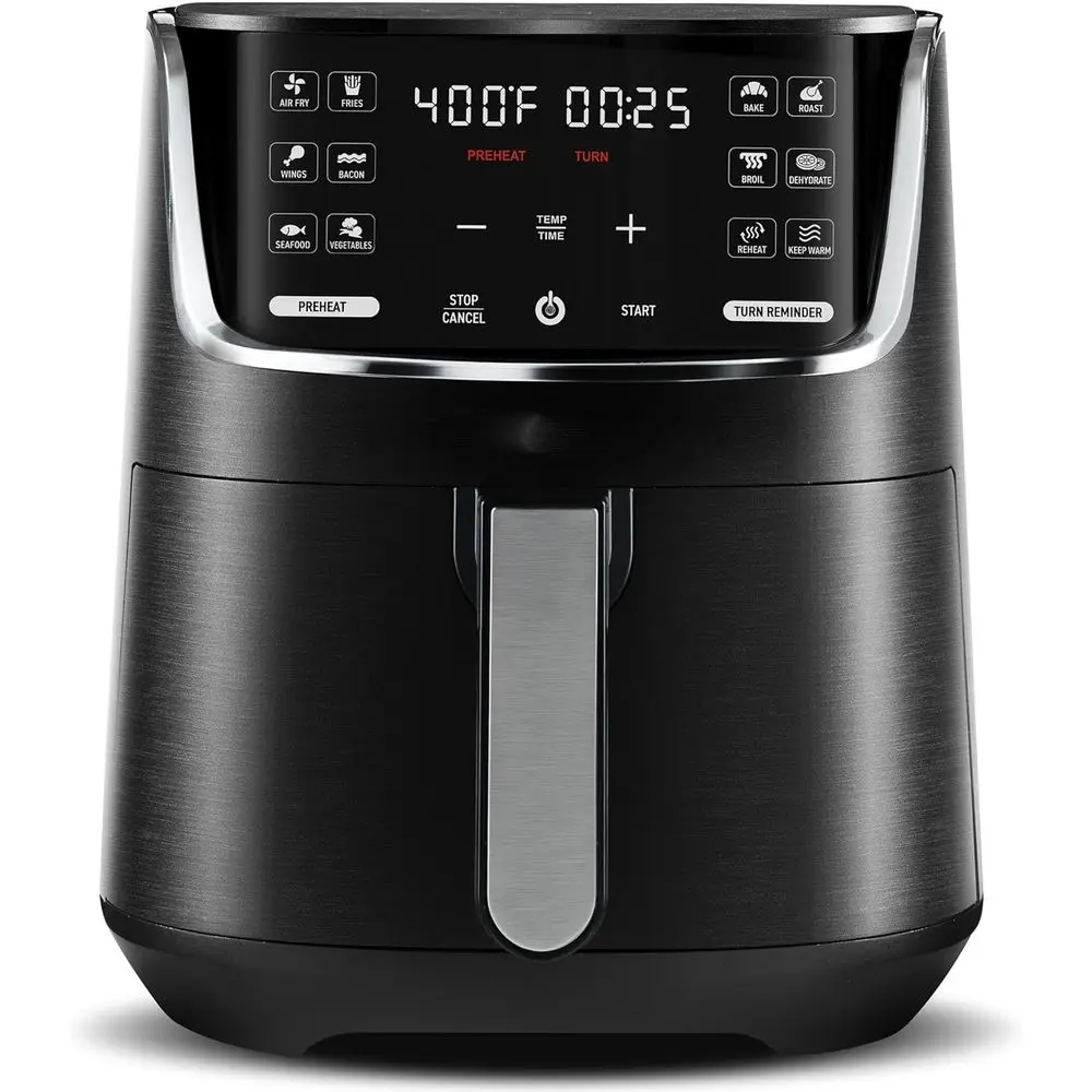 4-Quart Digital Air ryer with 12 One-Touch Presets, New, GA414, 12 in High
4-Quart Digital Air ryer with 12 One-Touch Presets, New, GA414, 12 in High