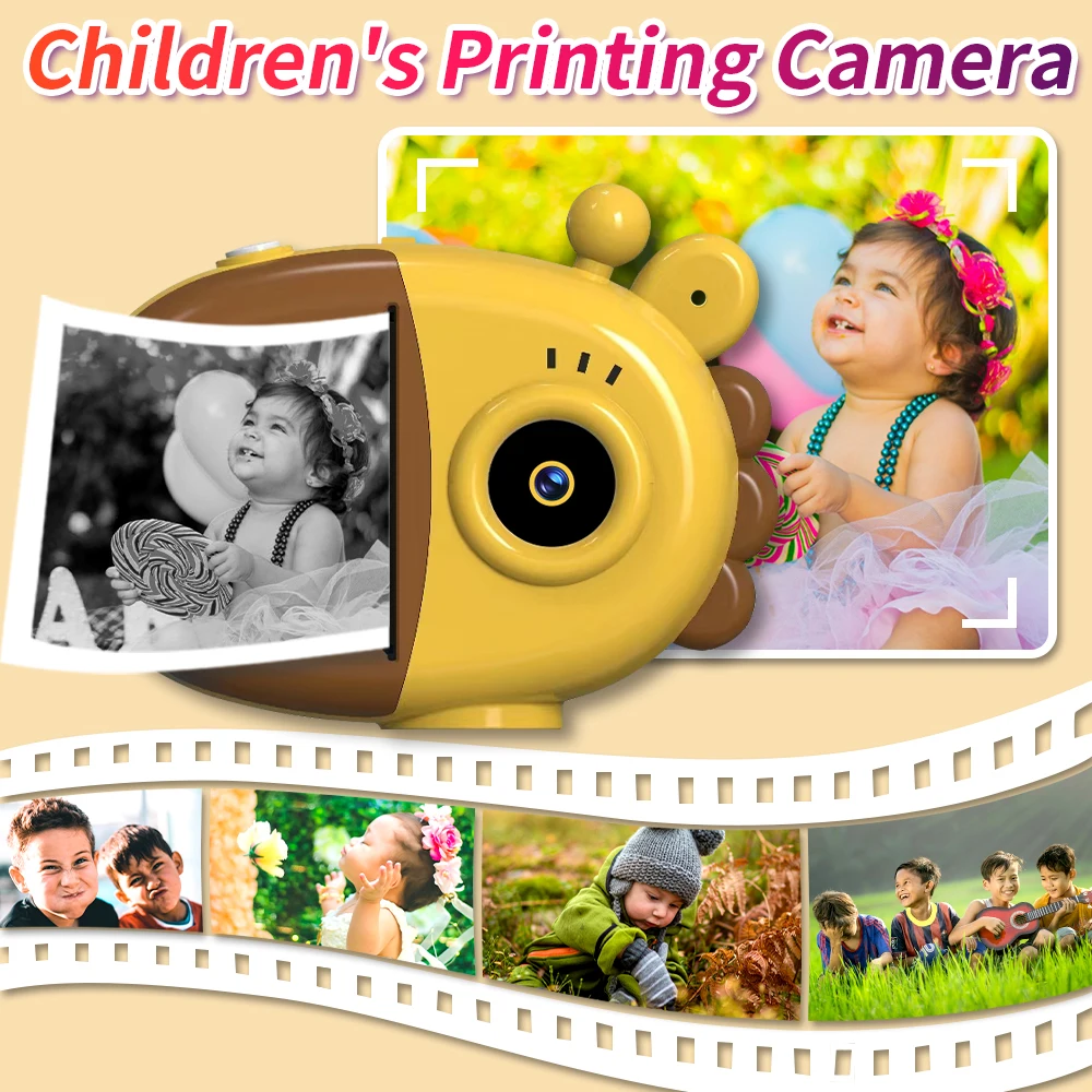 Children Digital Camera Instant Print for Kids Thermal Print Camera Instant Photo Printing Camera HD Video Toys Memory 8G Card
Children Digital Camera Instant Print for Kids Thermal Print Camera Instant Photo Printing Camera HD Video Toys Memory 8G Card