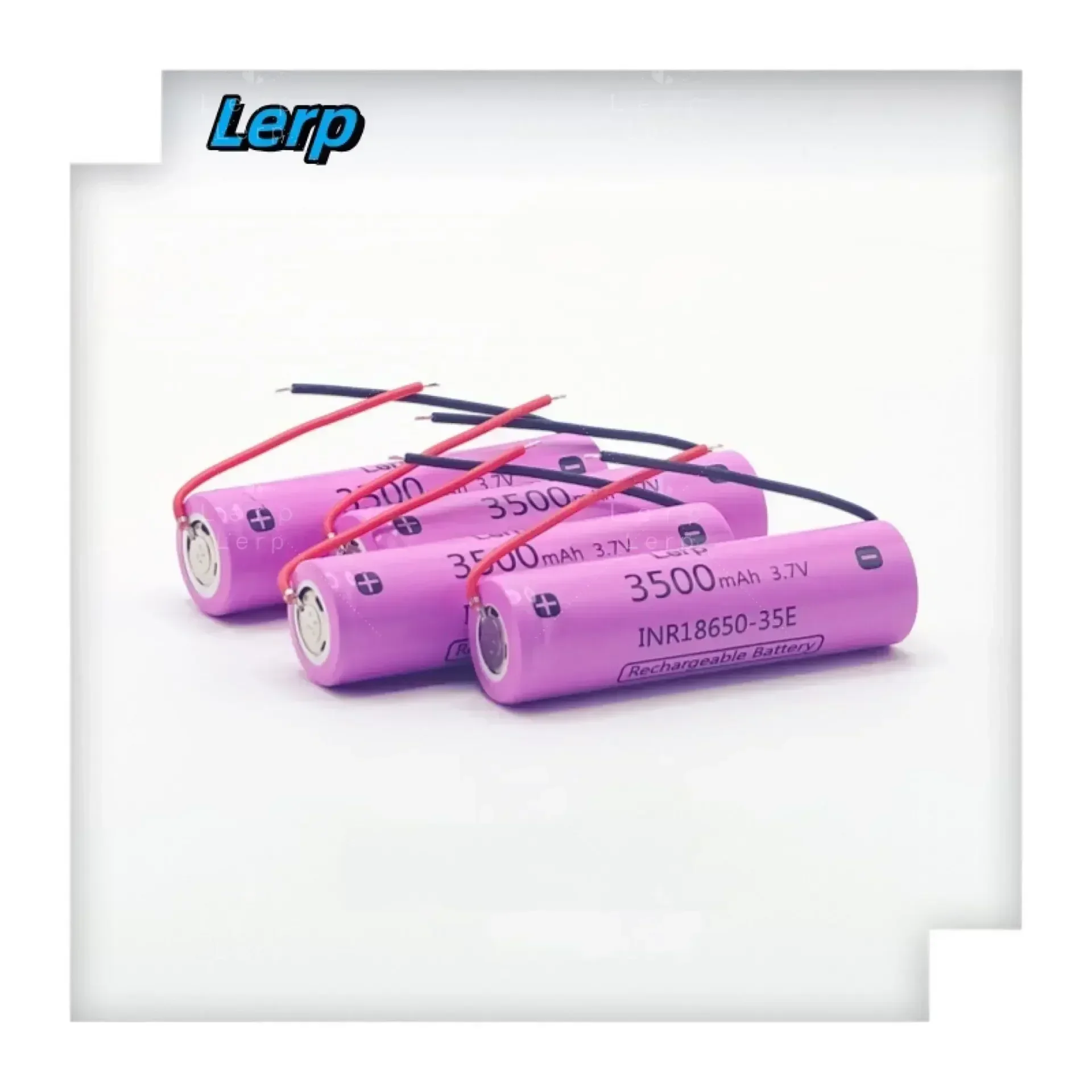 3.7V 18650 35E lithium-ion battery, 3.7V 3500mAh high-power discharge 20A high current+wire
3.7V 18650 35E lithium-ion battery, 3.7V 3500mAh high-power discharge 20A high current+wire