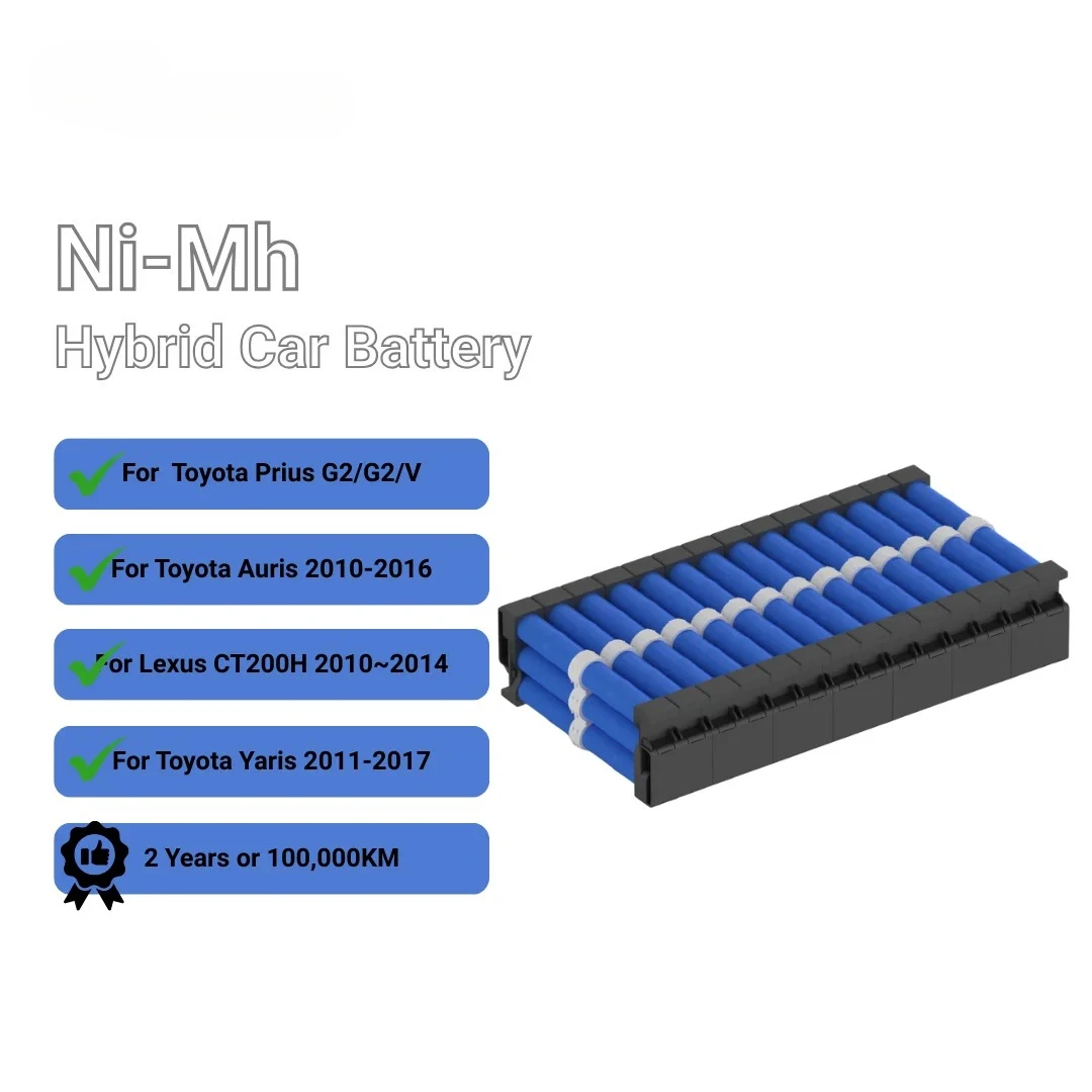 144V 6.5Ah Ni-MH Cylindrical Battery Pack – Direct Replacement for Toyota Prius C (Aqua) 2012-2017, New
144V 6.5Ah Ni-MH Cylindrical Battery Pack – Direct Replacement for Toyota Prius C (Aqua) 2012-2017, New